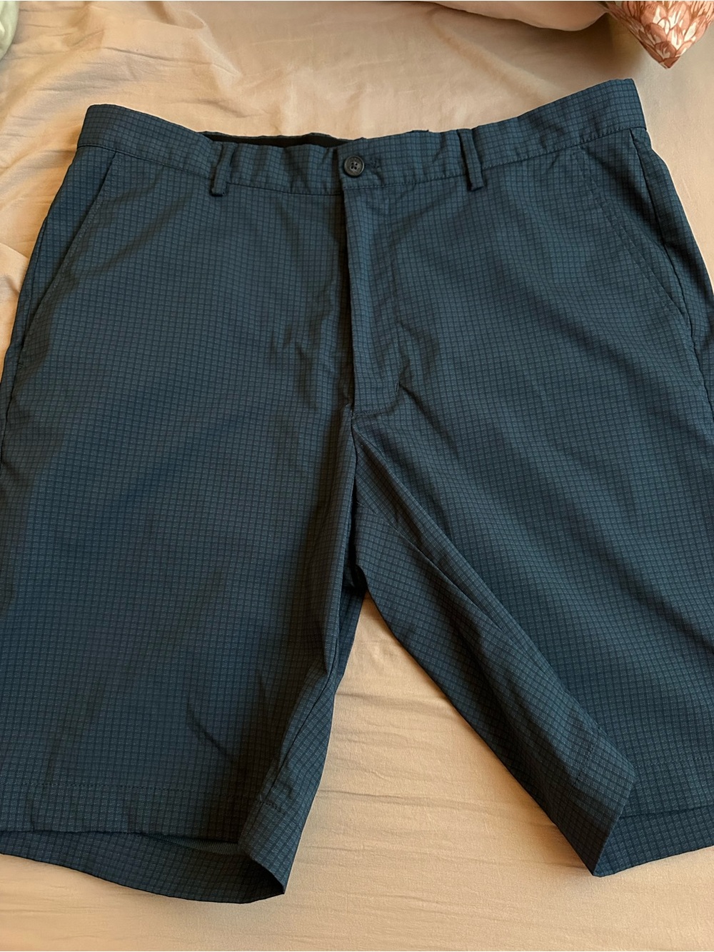 Greg Norman Mens Everbest
Performance Stretch Golf Shorts Size 34
Blue Check